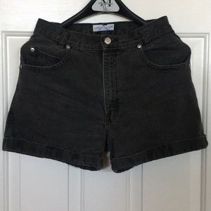Xhilaration High Waisted Denim Jean Folded Shorts